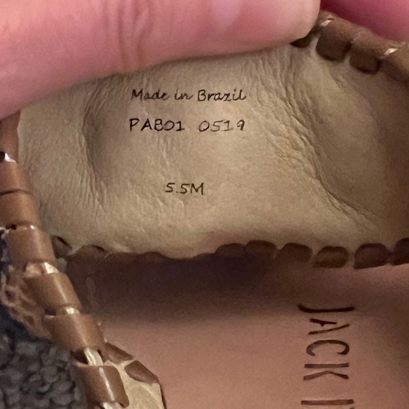 GUC Jack Rogers Yellow & Navy Python Snake Print Navajo Thong Sandals Size 5.5 M - Picture 8 of 8